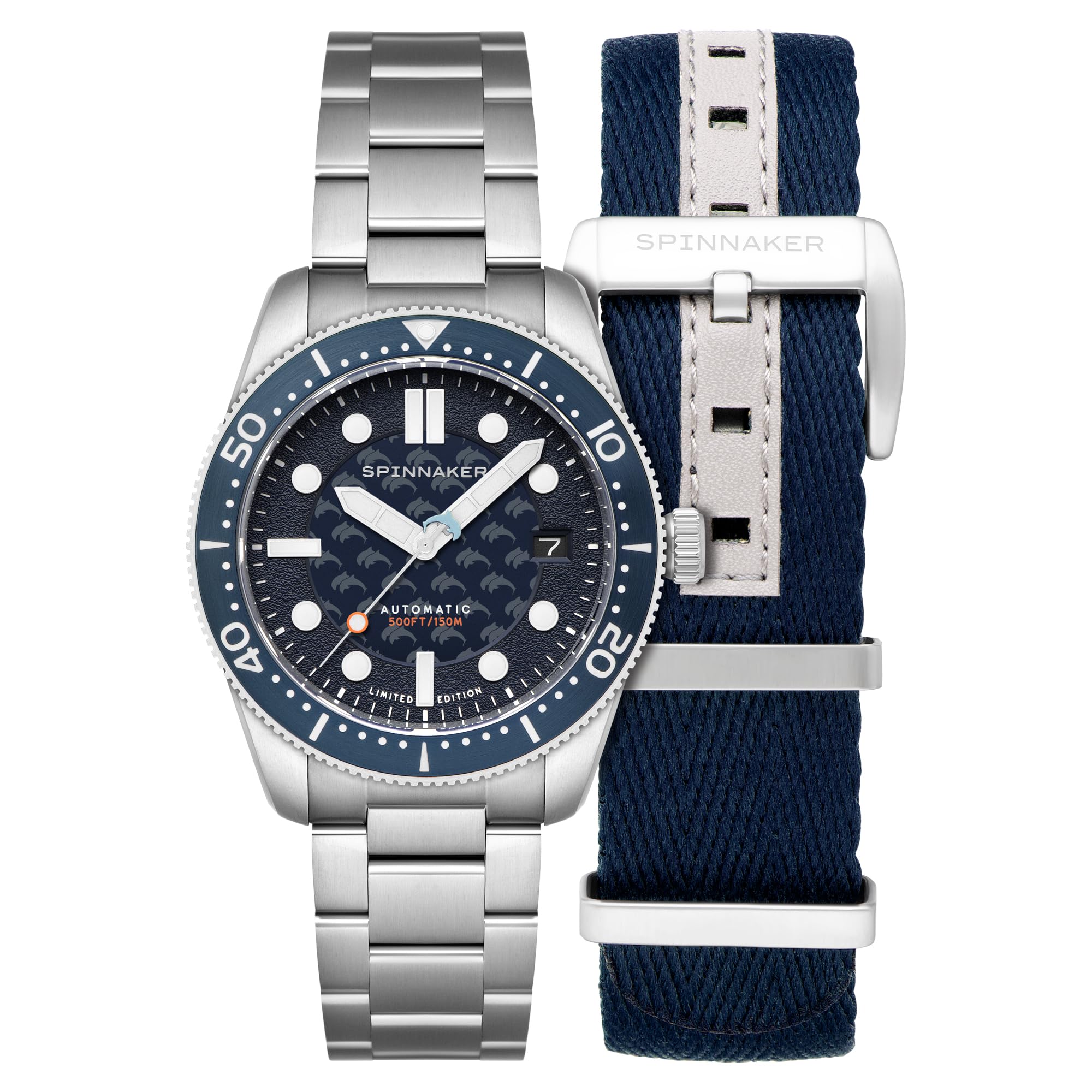 

Croft Watch 150 ATM Water Sapphire Navy [SPINNAKER] Automatic, Resistant, Crystal, Dial, SP-5129-11, Men s [Authentic]