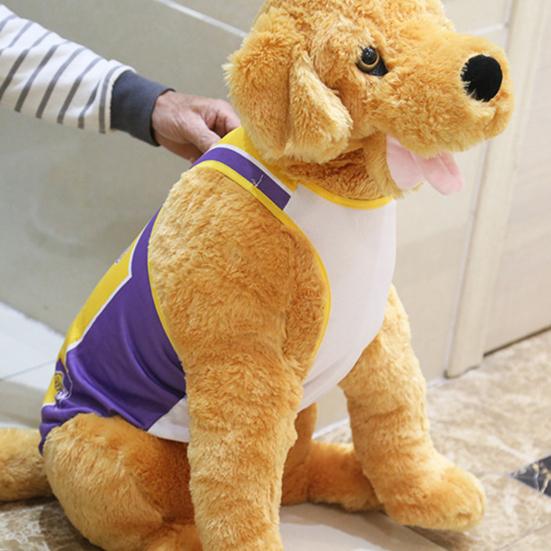 Pet Summer Mesh Letter Vest Basketball Jersey T-Shirt Sportswear Dog Clothes