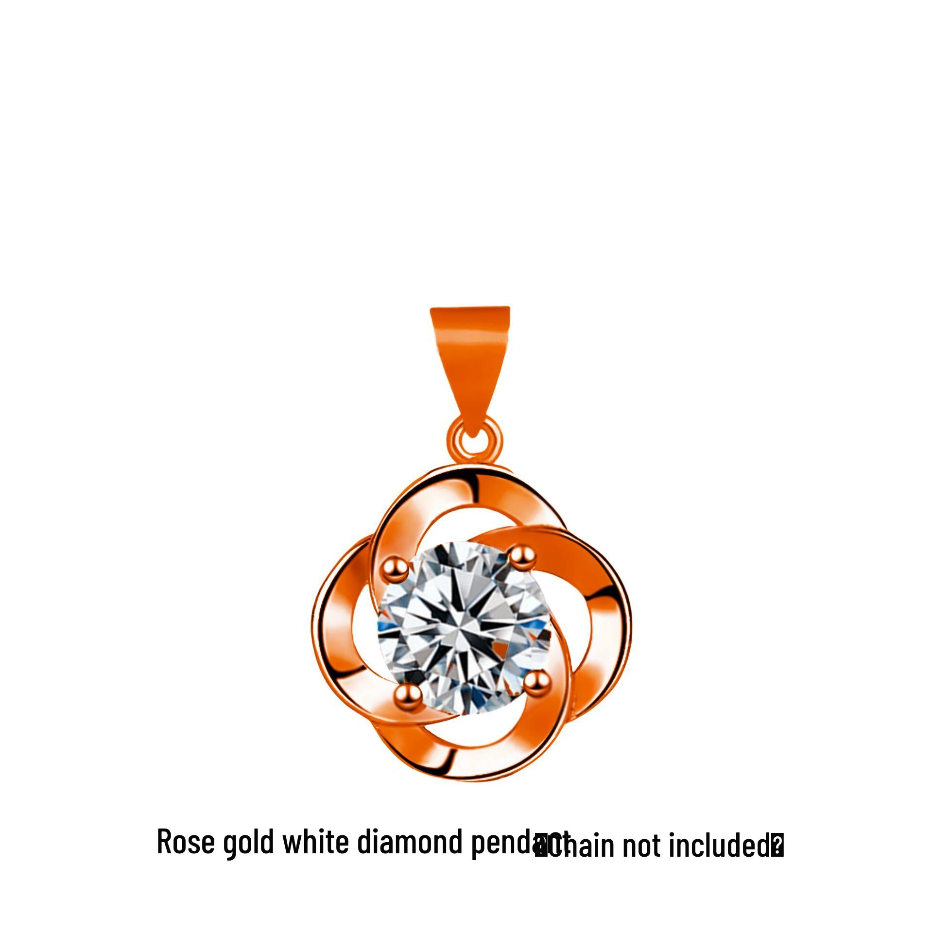 

Серебряная подвеска-кулон Jin Jia Hua Четырехлистный клевер – Универсальная японская и корейская короткая цепочка на ключицу для женщин