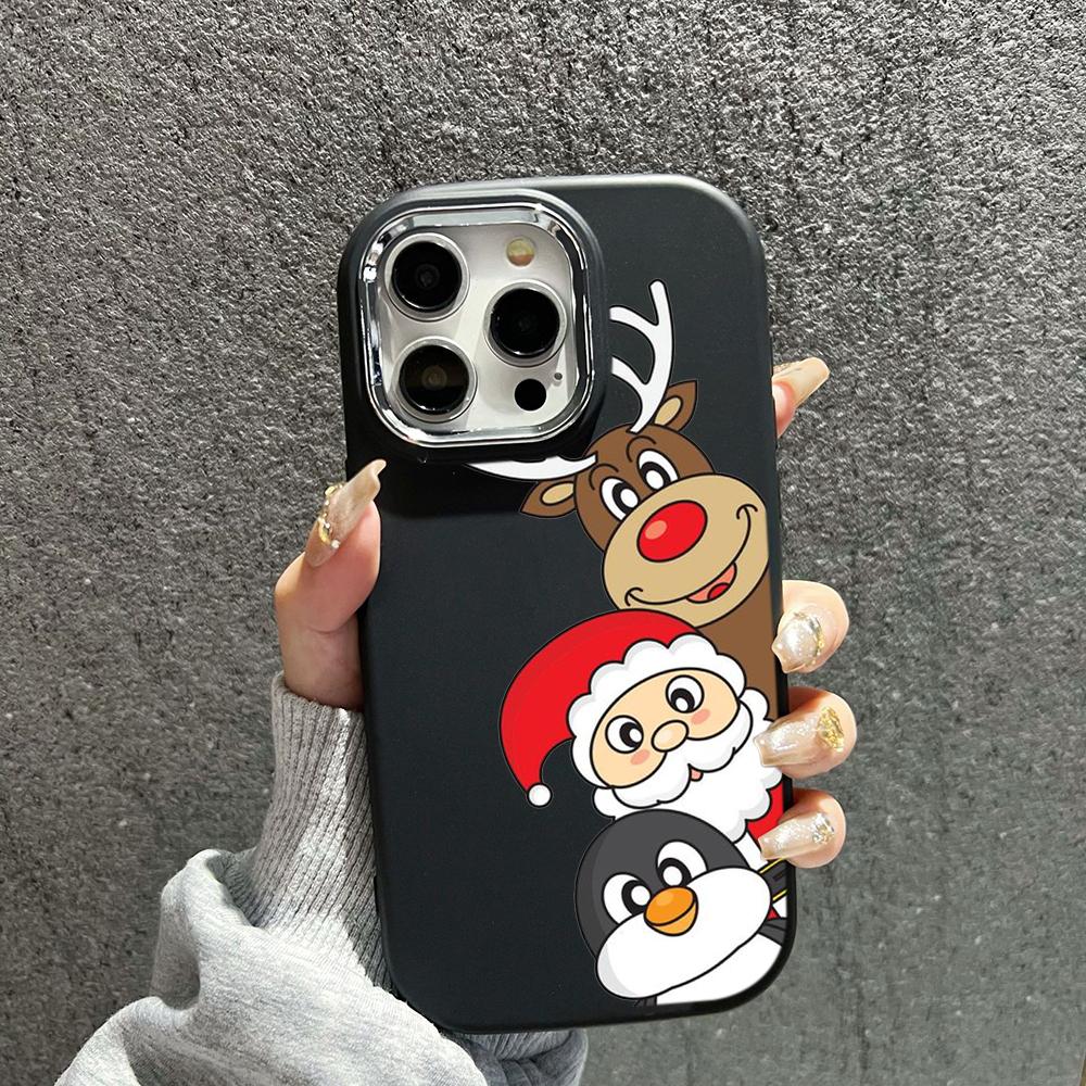 N102 Счастливого Рождества и Нового года Мягкие чехлы для телефонов iPhone 16 Pro — фото 8