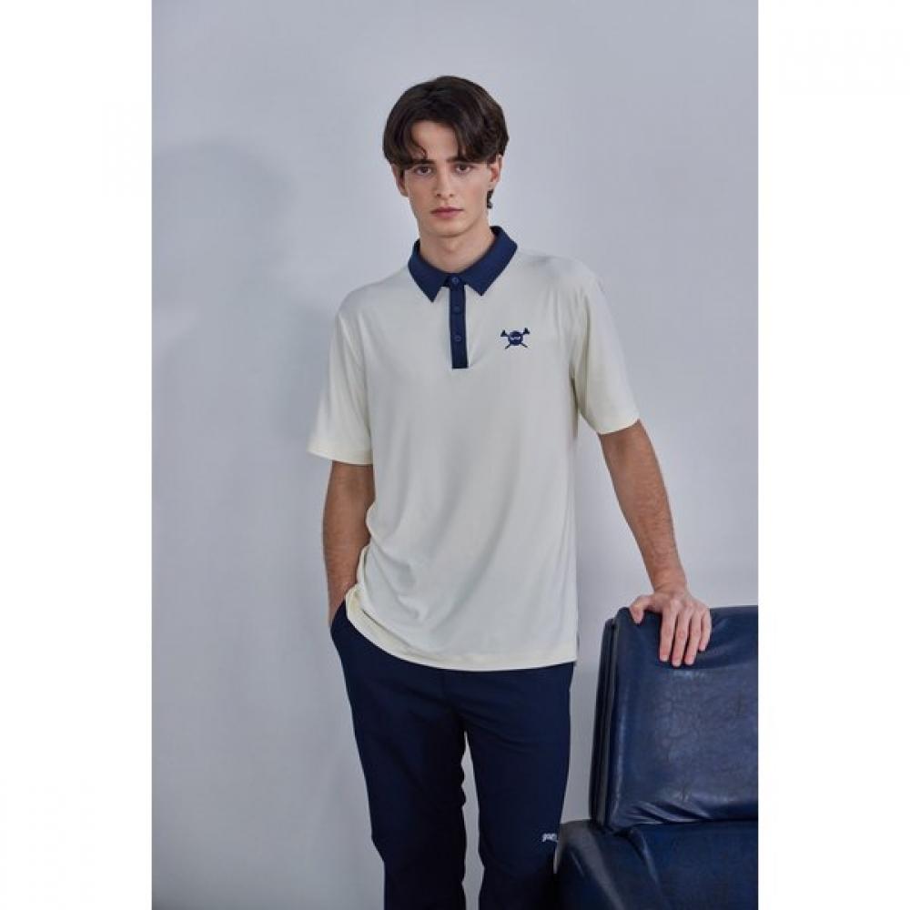 Goxo Performance Collar Top Cream L
