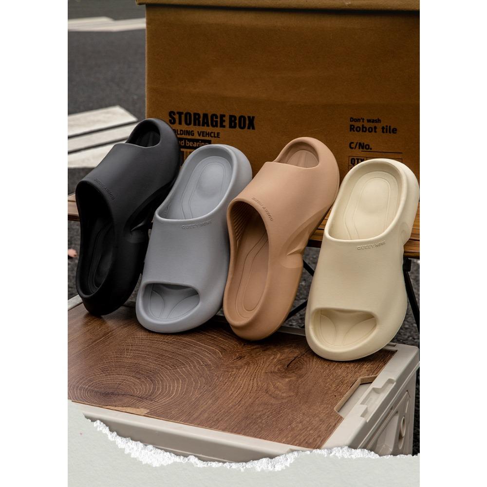 Couple Summer Slippers, Non-Slip Thick Sole Anti-Odor Indoor Outdoor Home Slippers for Men and Women