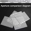 Square/round Perforated Mesh Filter Screen Thicken Bathroom Drain Cover  Kitchen Shower Drain Parts