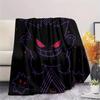 Dark Ghastly  Print Flannel Blanket, High quality Comfortable for All Seasons, Home Decor, Warmth and Comfort