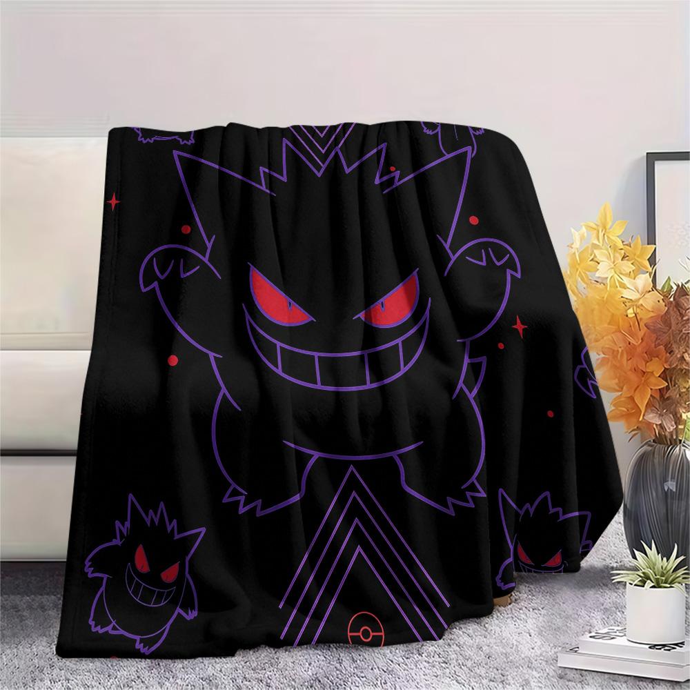 Dark Ghastly  Print Flannel Blanket, High quality Comfortable for All Seasons, Home Decor, Warmth and Comfort