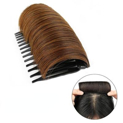 Cuscinetto per capelli soffice invisibile da donna per cuscino femminile Stabile e confortevole Inserto in fibra ad alta temperatura Pettine Accessori per lo styling 1 pz