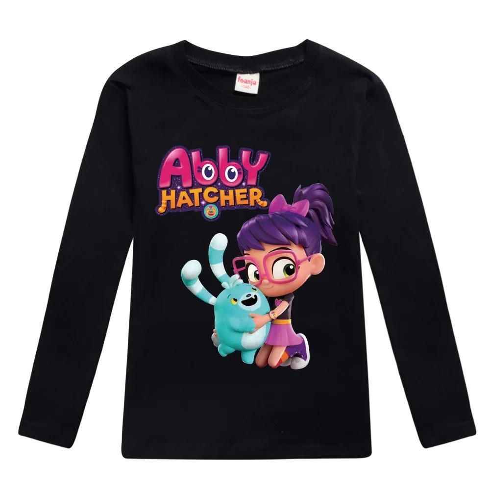 Boys Abby Hatcher New T-Shirt Girl Casual Long Sleeve Cartoon T-Shirt Fashionable Comfortable O-Neck T-Shirt 170