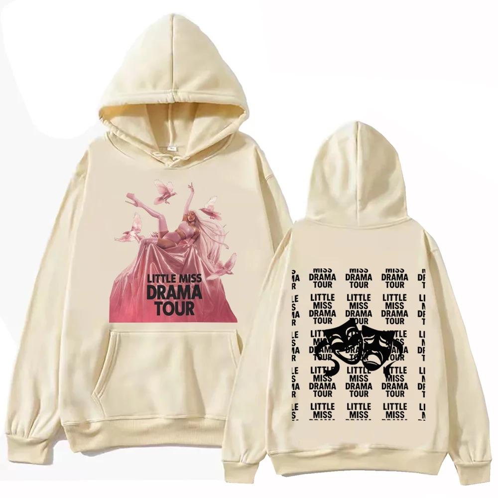 2026 Am I the Drama Cardi B Little Miss Drama Tour Hoodie Man Woman Harajuku Hip Hop Pullover Tops Sweatshirt Gift