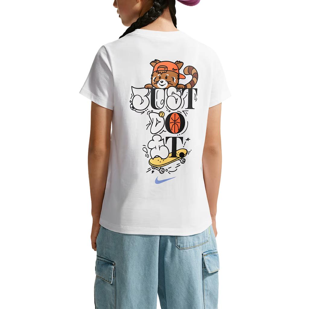 Nike Soft Cotton Round Neck T-Shirt Comfortable Kids Tops IR7551100