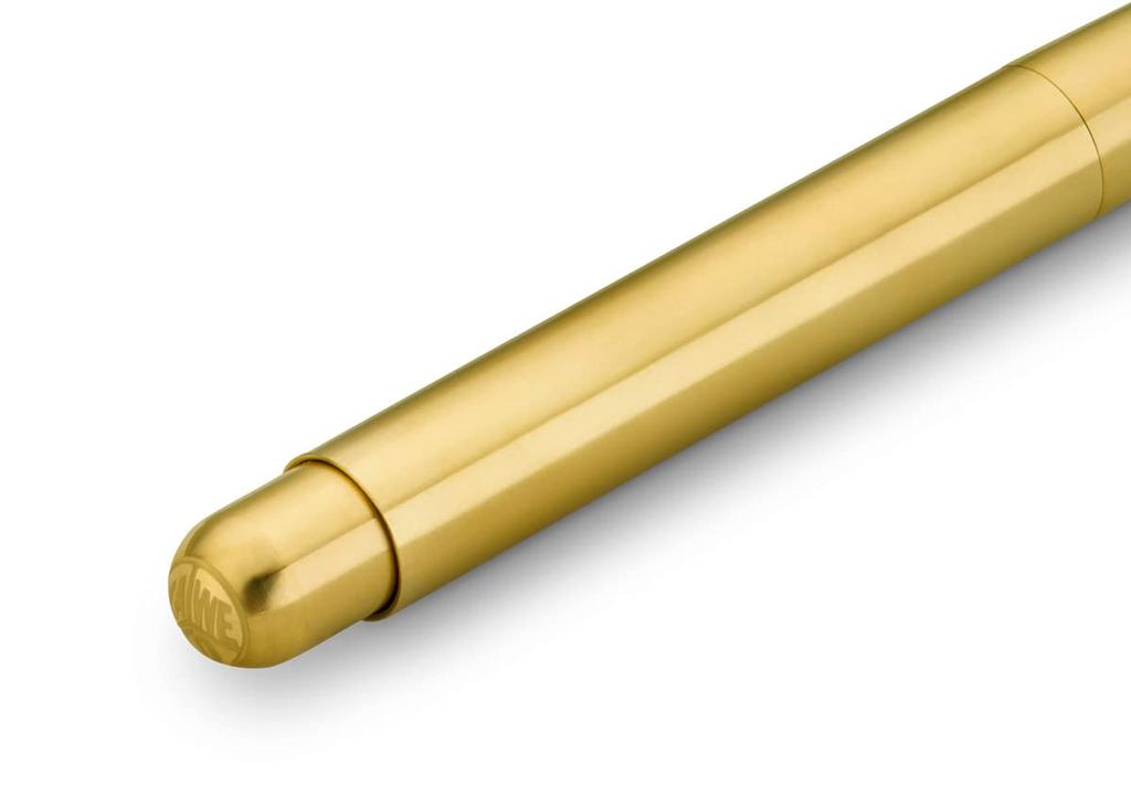 Kuličkové pero Kaweco Lilliput Eco Brass Regular Import Product Produkt na bázi oleje LIBP-ECOBR