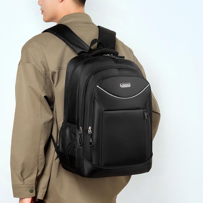 Schoolbag Casual Men's Backpack College Student School Bag Computer Bag Nylon Anti-splashing Water Business Travel Men's Backpack Wholesale