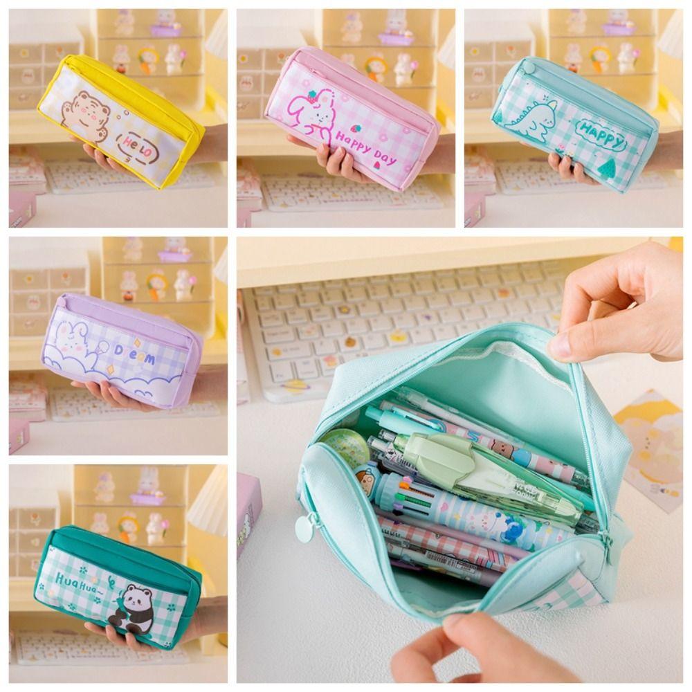 

Desktop Storage Student Stationery Bag Large Capacity Pencil Storage Bag Children
