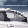 Isuzu D-MAX Regen- und Windabweiser: Dicke Fensterheber für starken Regen, Individuelle Modifikationszubehörteile