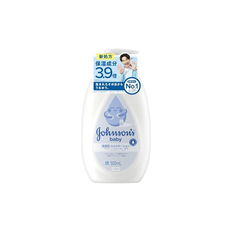 Johnson's Baby Unscented Baby Lotion [Large Size] 500ml - For Newborns, Moisturizing, Hypoallergenic, Pump Bottle, Value Pack