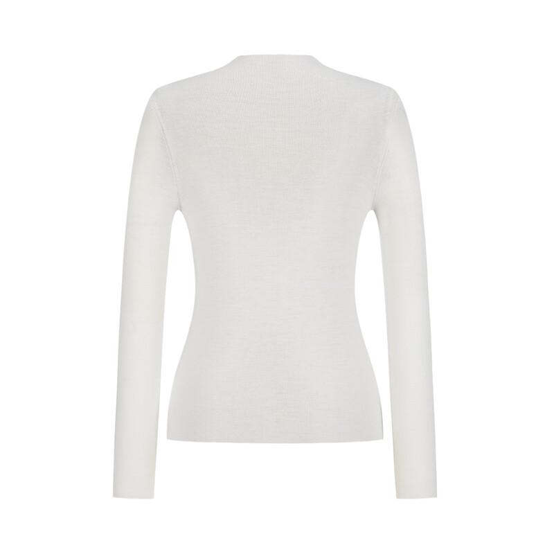 JUZUI Women's Seamless Wool-Cashmere Blend Base Layer Top