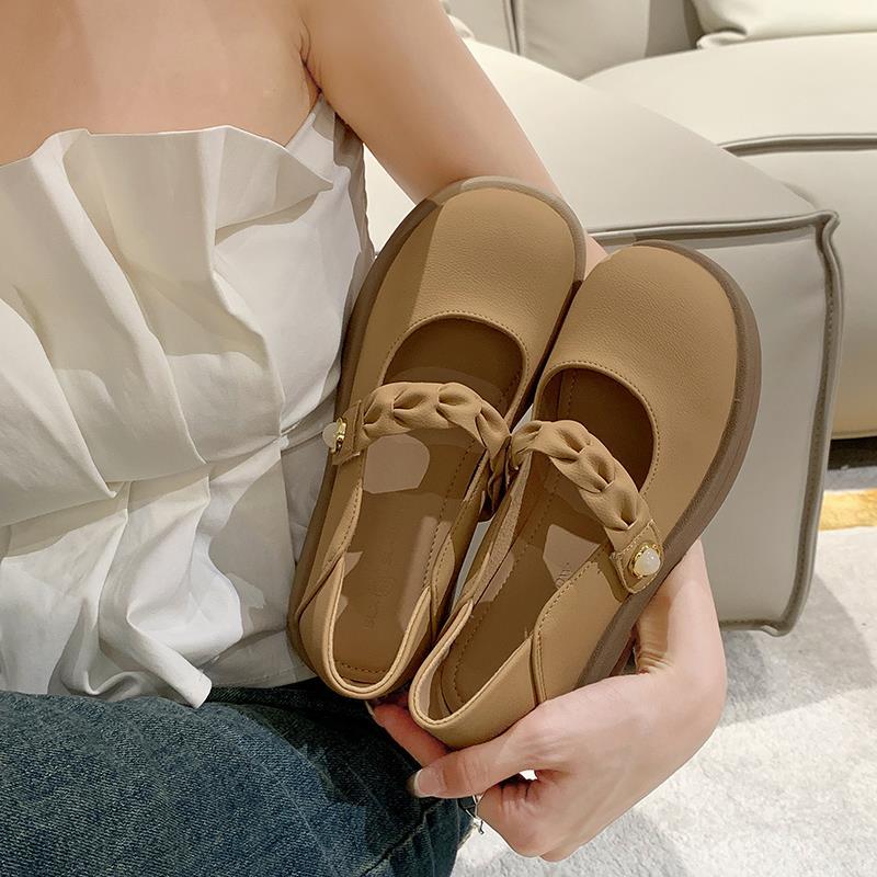 

Ladies Pumps Moccasins Platform Round Toe Women s Mary Jane Shoes on Promotion Comfortable and Elegant Stylish Shoe Summer 2025 40