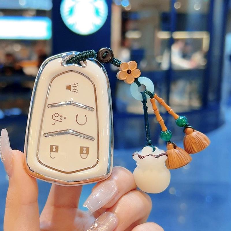 Cadillac Schlüsseletui für XT4, XT5, CT5, CT6, CT4, ATSL und GT4 - Speziell für Frauen entwickelt