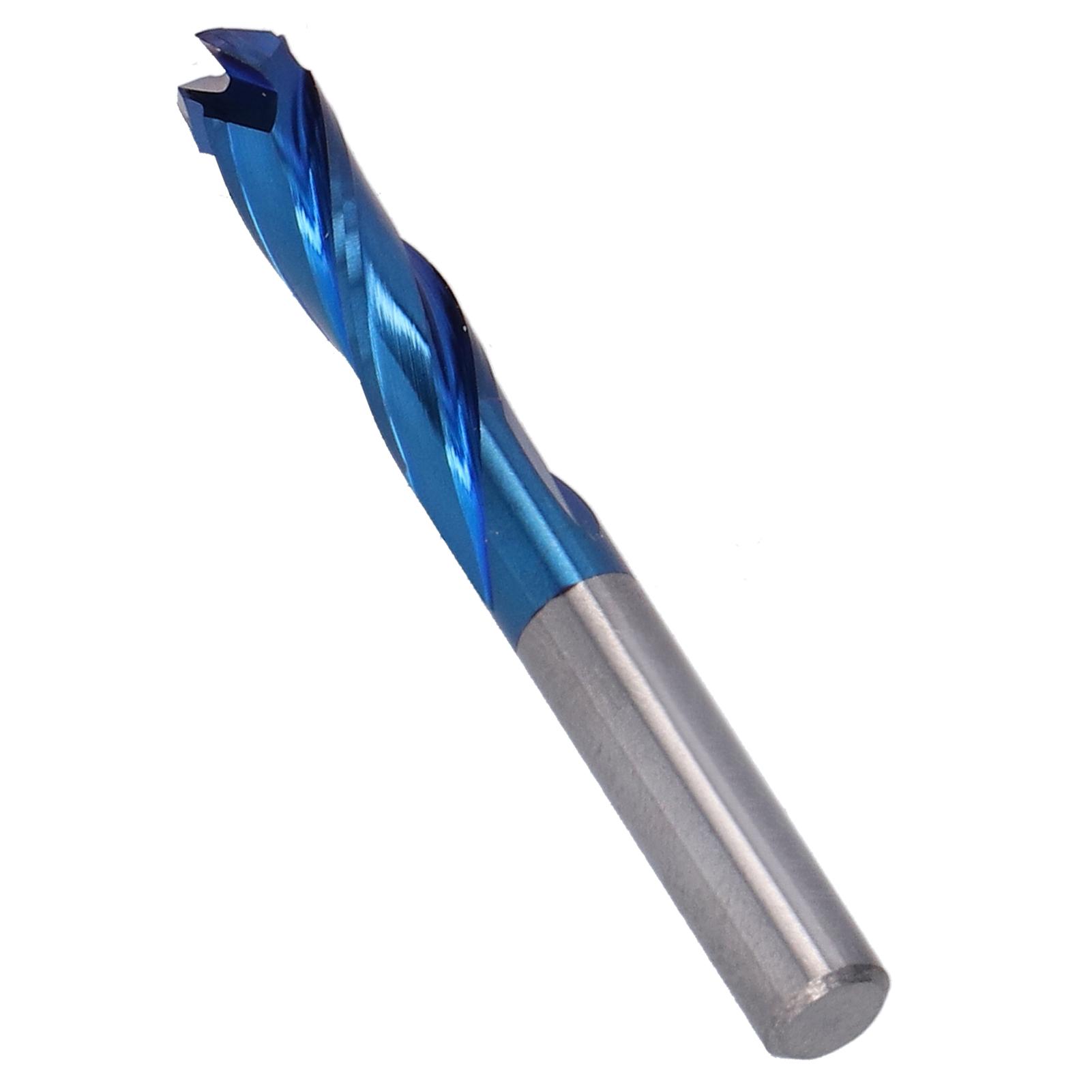 

Milling Cutter CNC Spiral Router Bit 3 Flute Tungsten Steel Carving Engraving Cutting Tool4x4x22x55