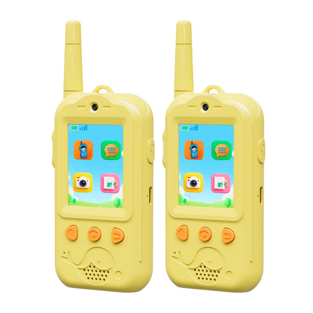 Video Walkie Talkies For Kids, 2 Pack Rechargeable Kids Video Walkie Talkies With Camera, Walkie Talkie For Indoor Outdoor Games, Camping