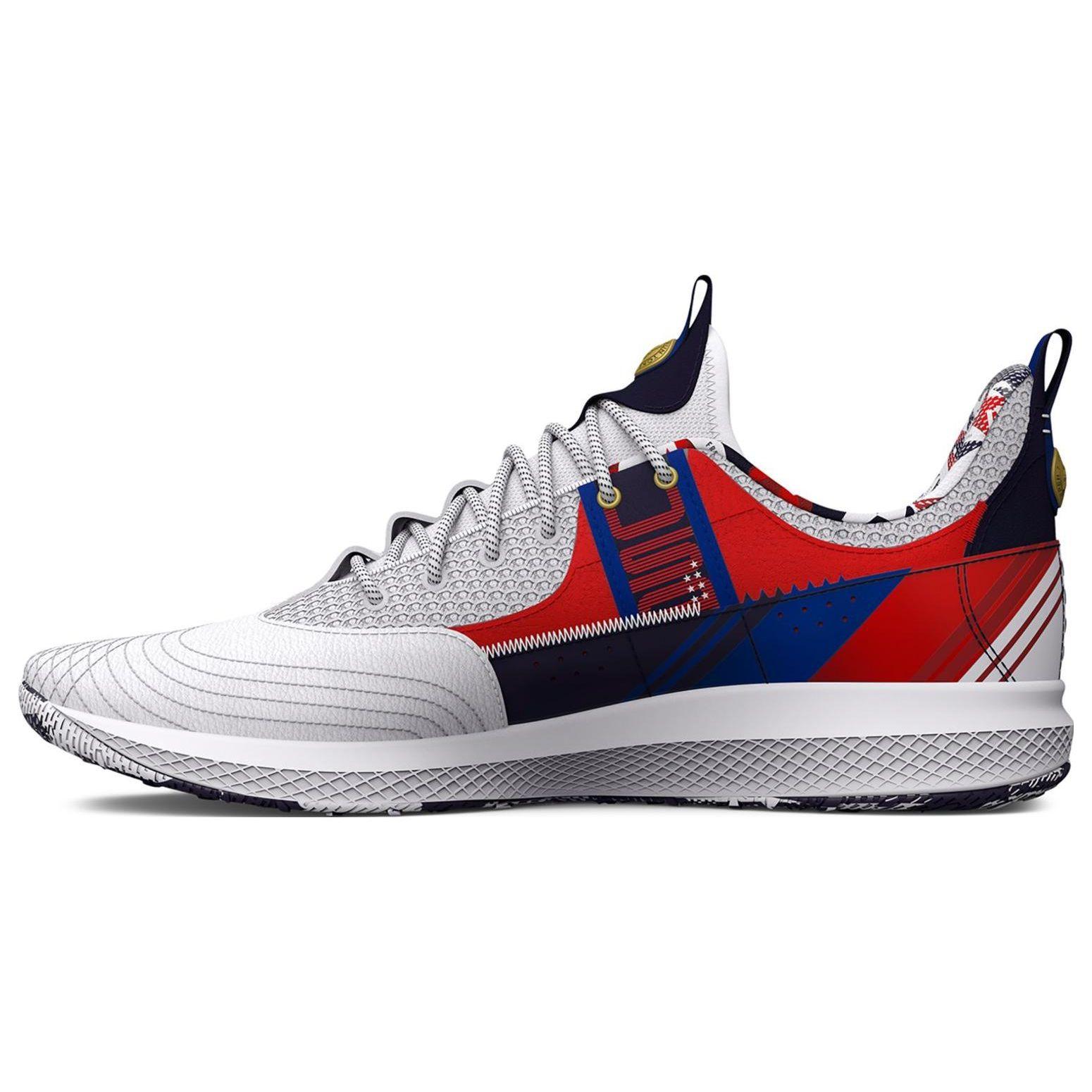 

Мужские кроссовки Under Armour Harper 7 TF USA White Midnight-Navy 3025646-100