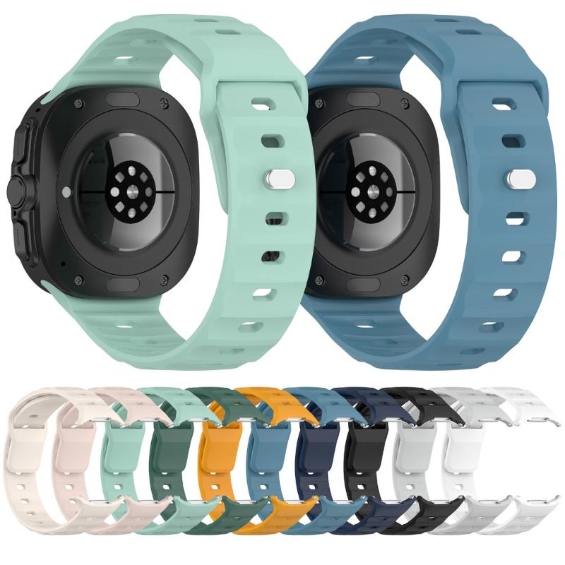Comfortable Silicone Watch Strap Belt Repair for Watch Ultra 47mm Fashionable Watchband Sweatproof Bracelet