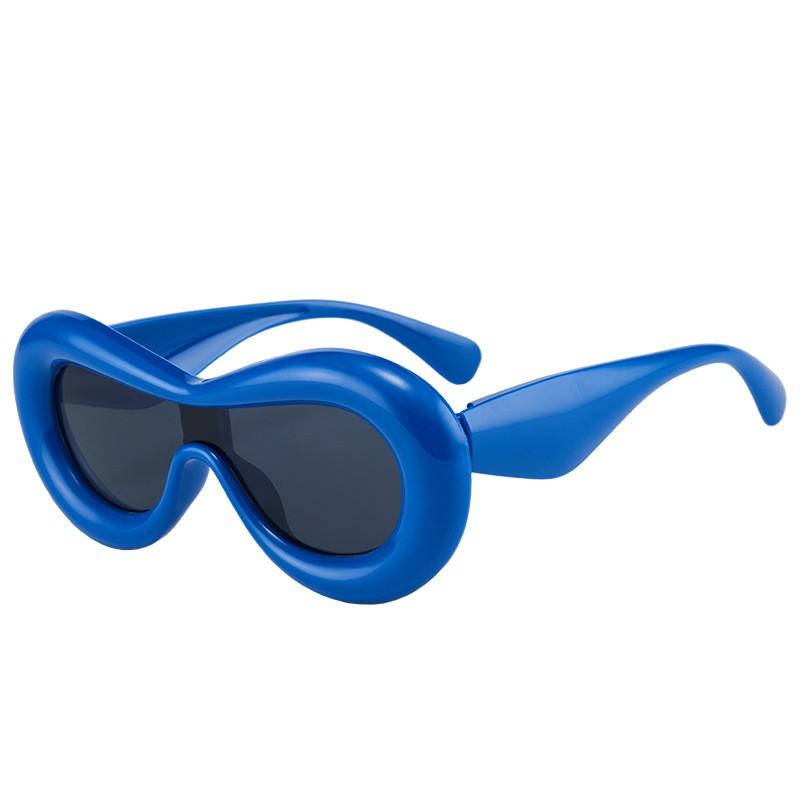 New Oval Sunglasses for Men Women Retro Fashion Shades Candy Color Sun Glasses Eyewear Goggles