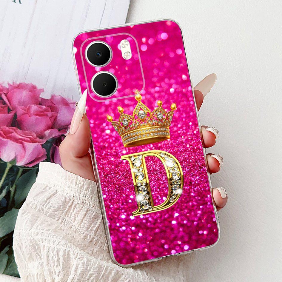 

For OPPO A5x 4G Case CPH2725 Cover Luxury Crown Letters Soft Silicone Transparent Phone Cases For OPPO A5x Coque A 5x 2025 Funda OPPO A5x 4G