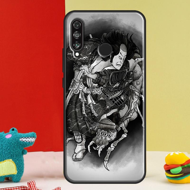Japanese Style Samurai Art For Huawei Nova Y91 Y90 Y60 Y70 Y72 Y61 9 10 SE 12i 12s 11i 5T P60 Pro P20 P30 P40 Lite Case
