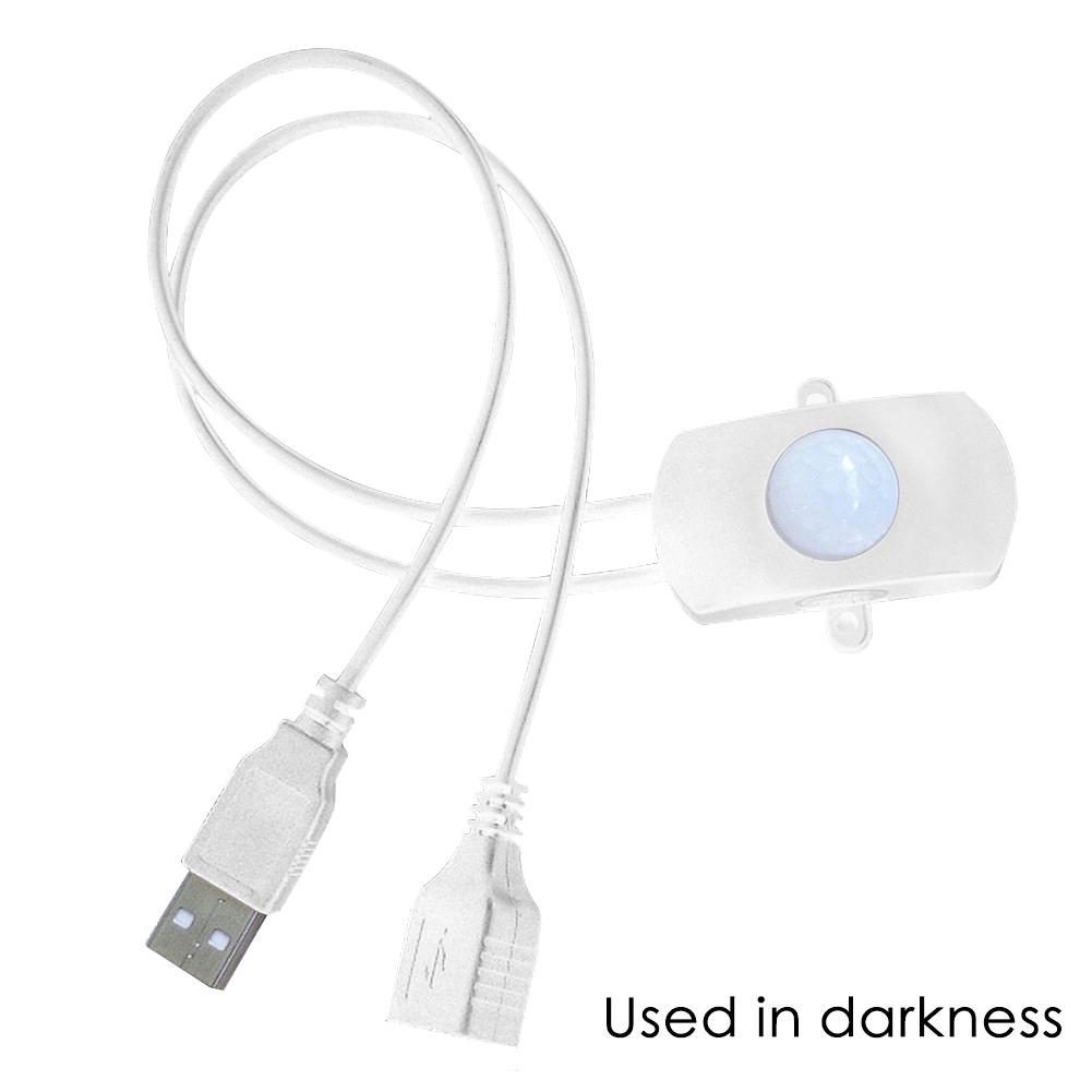 

USB PIR Motion Sensor Switch 5A DC 5-24V Body Infrared Intelligent Sensing Detector Switch for LED Strip Light Automatic 04
