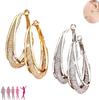 Lymphatic Drainage Slimming Hoop Earring Flysmus Halolux Lymphvity Magnetotherapy Germanium Earrings Acupuncture Therapy Earring