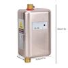 Gold Home Kitchen Hot Cold Mini-Durchlauferhitzer mit Kontrollleuchte