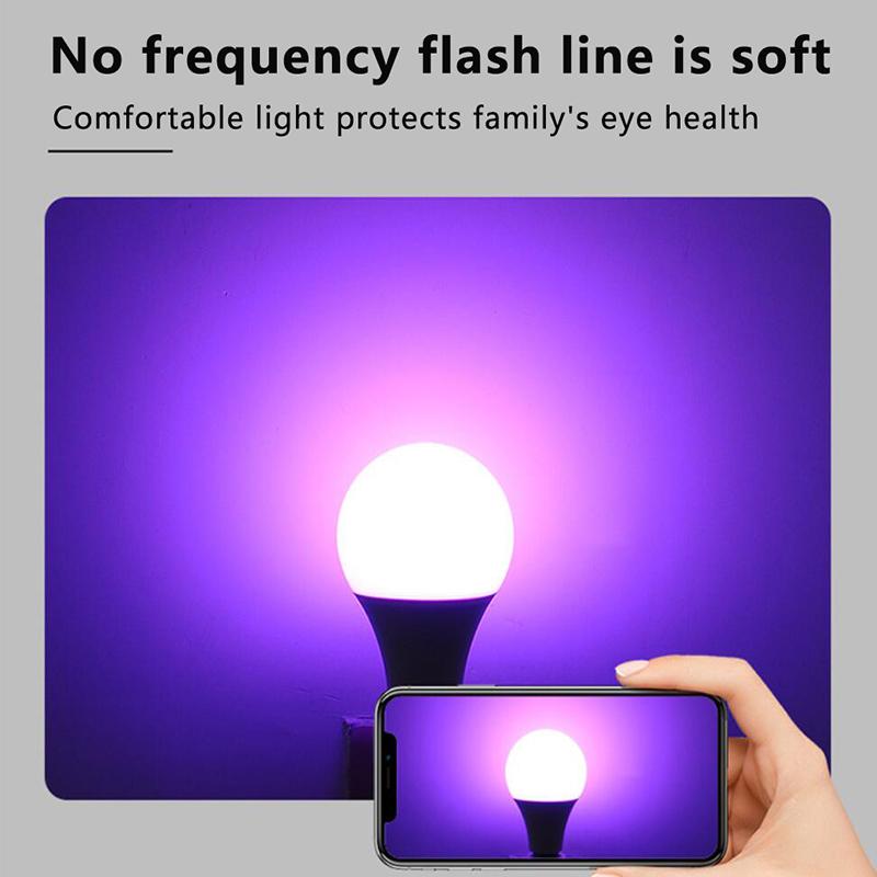 Spotlight Bulb E27 220V Rgb Led Light Bulb 5/7/10/15/20/30W Ir Remote Control Changeable Colorful Dimmable Rgbw Led Lamp