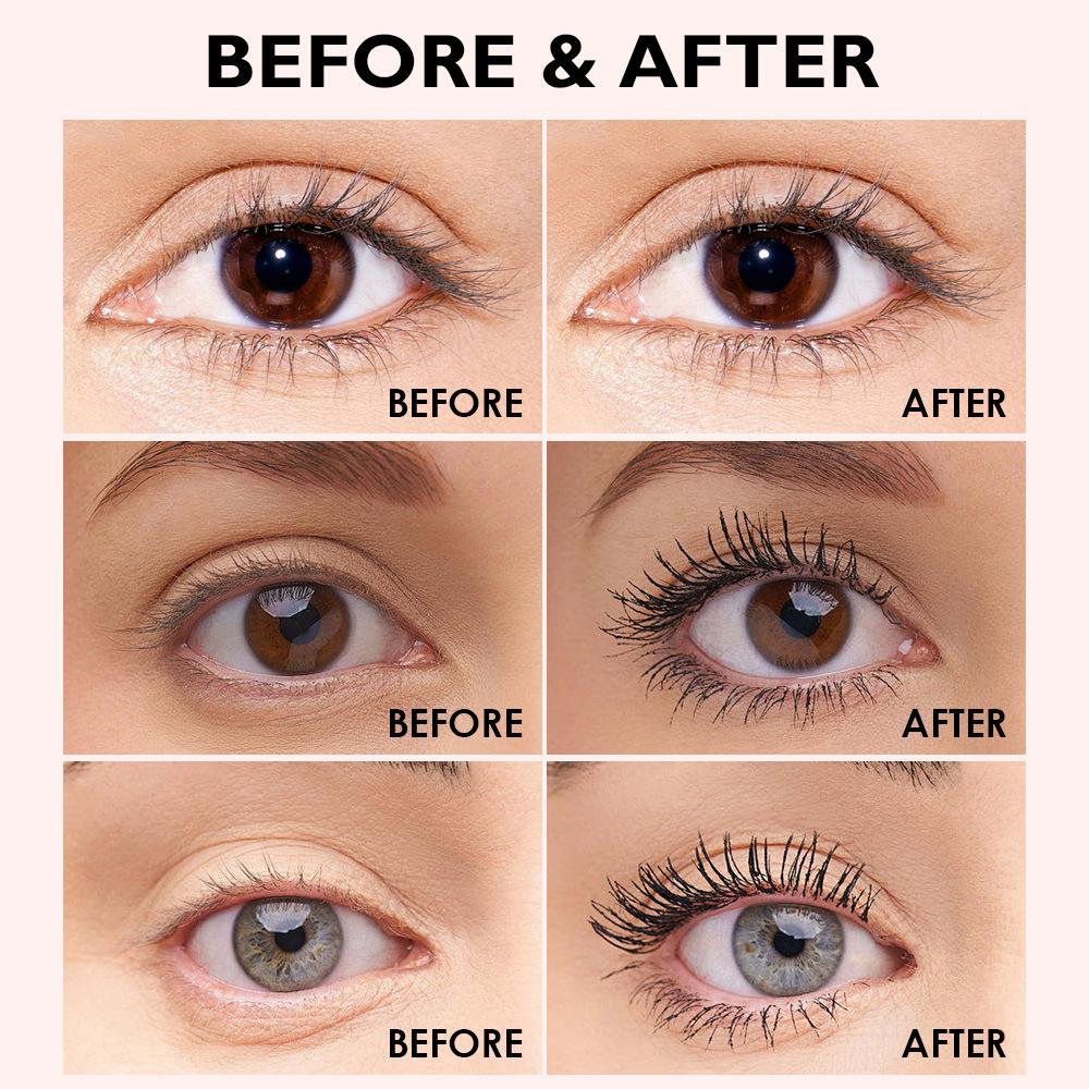 Kiss Beauty Make-up Mascara geschwungen wasserfest dicht schlank flüssige Mascara