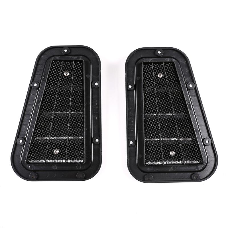1 Pair Car Front Engine Hood Bonnet Vents Hood Air Outlet Trim Cover For Land Rover Defender 90 110 130 2004- Car Accessory