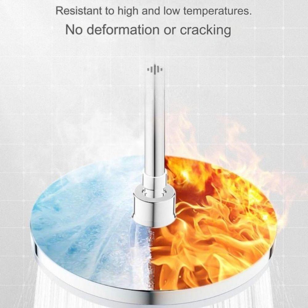 23CM Standing Bath Bowl 6 Spray Modes Pressure Shower Head Replacement Round Shower Head