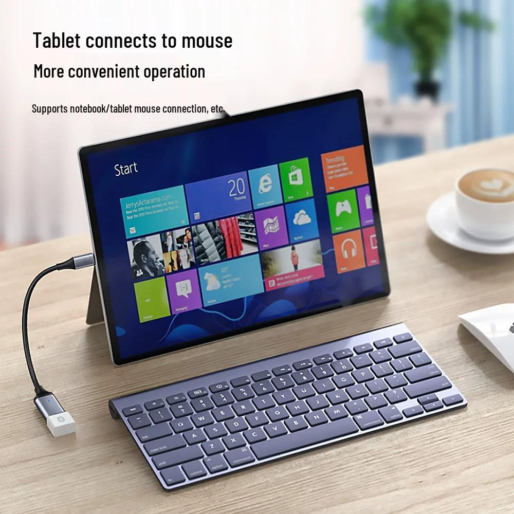 USB-C To USB 3.0 Female Adapter Cable for Phones, Tablets, Laptops, Keyboards, Mice, and OTG Devices.