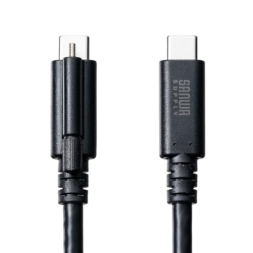 Sanwa Supply USB 20Gbps Type-C Cable (Single Screw Lock, 240W, 2m) KU-20GCCPESSL20