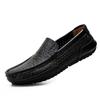 2025 Summer New Men's Fashion Large Casual Leather Shoes Breathable and Comfortable Driving Shoes Men's Shoes Zapatos De Hombre