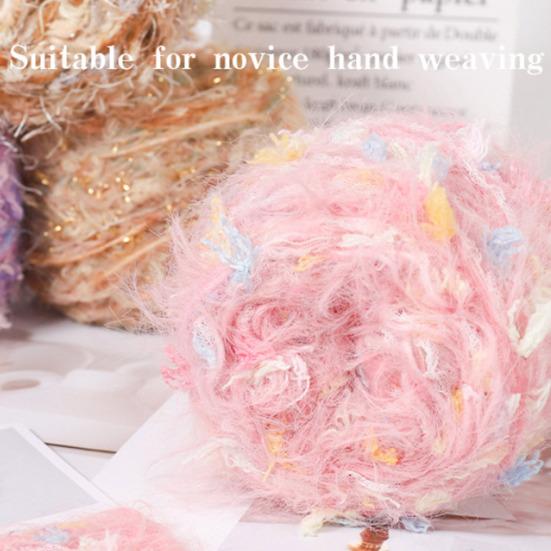 1/2Pcs 100G Hand Blended Yarn Ball DIY Handmade Knitting Crafts Bags Gloves Tassels