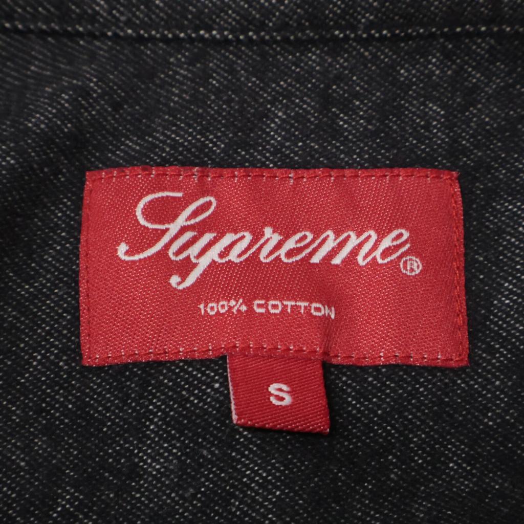 Supreme Cotton long sleeve shirt tops S Charcoal grayUsed
