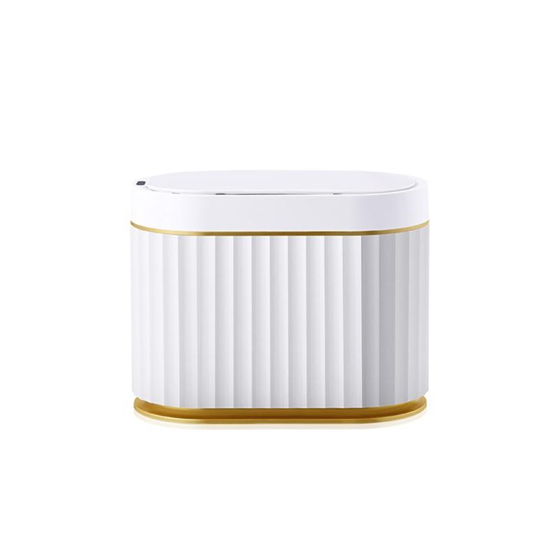 4L Smart Sensor Trash Can Desk Small Lovely Mini Light Luxury Wind Mini Basket Bucket Small Papelera Escritorio