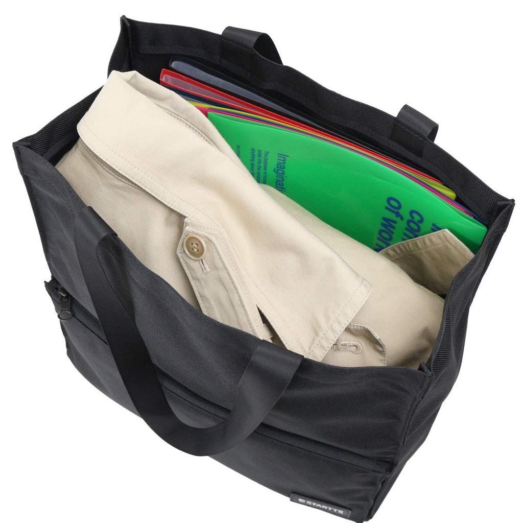 STARTTS Business Bag-in-Tote, Single Model, Lightweight and Compact, 17L, SU-12BK, Black