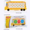 Children's Educational Toys Logical Thinking Cartoon School Bus Visual Perception Basic Baby Montessori Learning Toys for Game