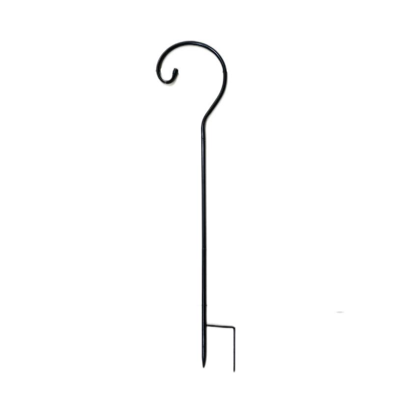 Rust-Proof Iron Shepherd's Hook for Outdoors – Ideal for Lawn, Courtyard, and Lamp Hanging