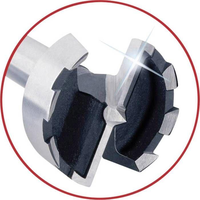 Coffret de Fraises d'Encastrement - wolfcraft - 1002000 - Ø 15 à 35 mm - Précision de perçage - Sans brûlure