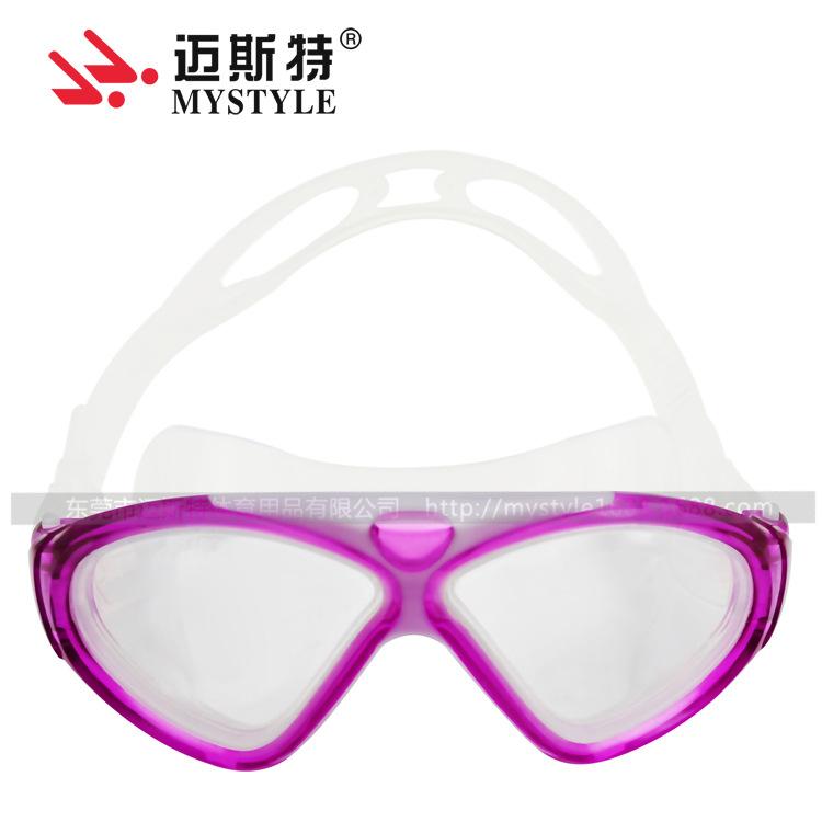Large-frame Casual Swimming Goggles, Leak-proof, Anti-fog, Electroplated Swimming Goggles, Comfortable for Men and Women, Maister
