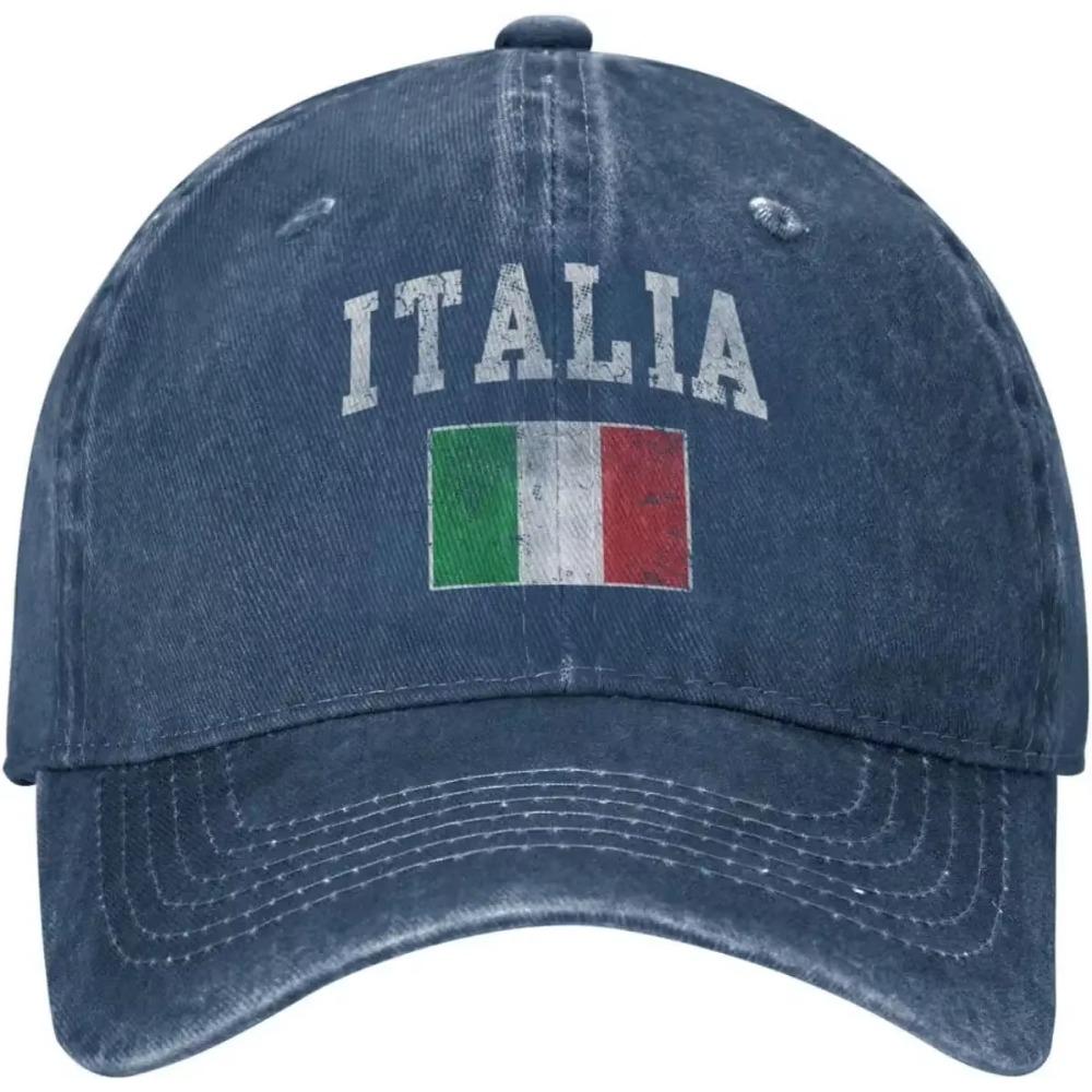 

Смешные-Италия-итальянский-Италия-флаг подарки для женщин мужчин черная ковбойская шляпа плоский козырек шляпа бейсболка для защиты от солнца Adjustable камуфляжный