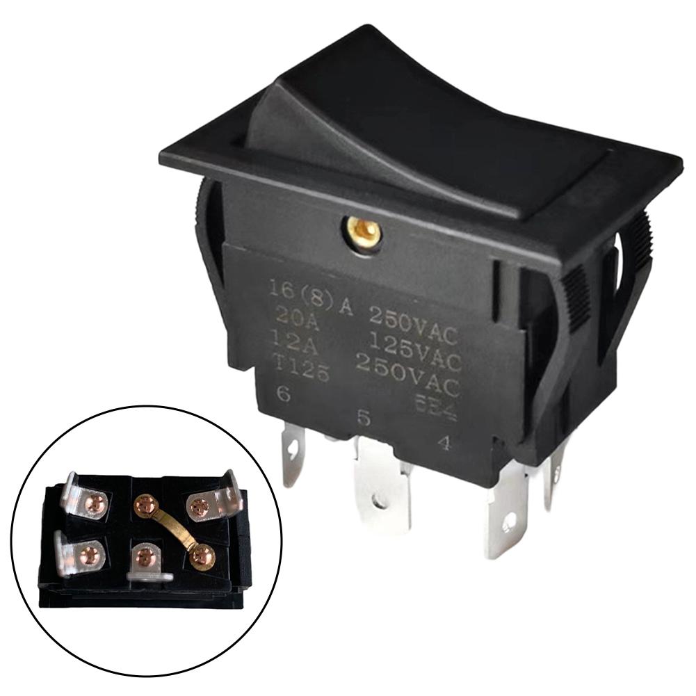 For Toggle Switches 125/250VAC On/Off Car Dishwasher Household Appliances For Toggle Switch 4-pin/6-pin Rocker Switch Parts