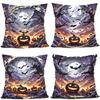 Halloween Pillowcase Pumpkin Skull Funny Ghost Cushion Cover Sofa Living Room Decoration Pillow