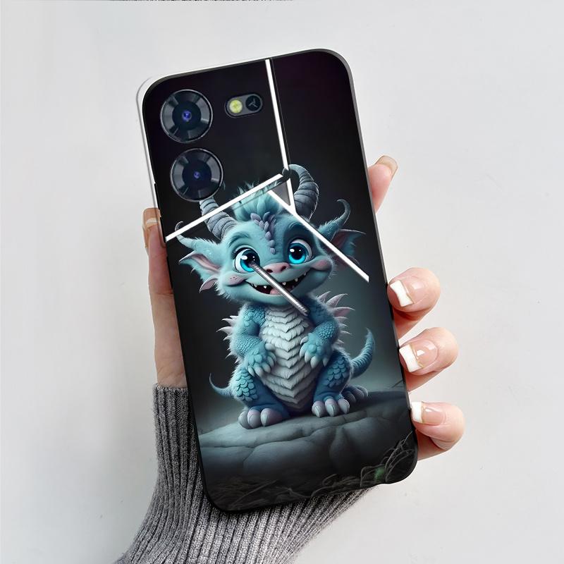 For Tecno Pova 5 Pro Case Cover Shockproof Black Wukong Phone Cases For Tecno Pova 5 Silicone Back Cover Pova5 Pro Bumper Fundas